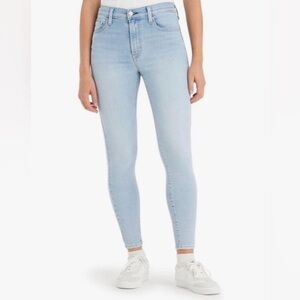 Levi Strauss 720 High Rise Super Skinny Jeans Denim 30X28 NWT